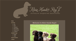 Desktop Screenshot of longhaireddachshunds.ca